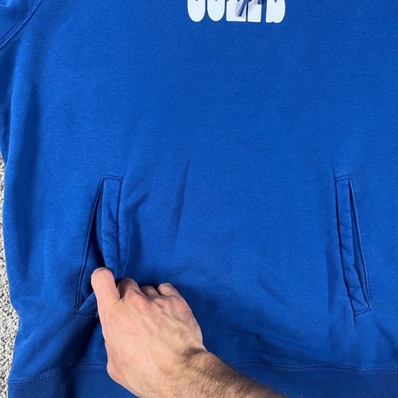 Nike Indianapolis Colts Hoodie Womens XL Blue Cowl High Neck‎ NFL Team Apparel - Picture 7 of 12